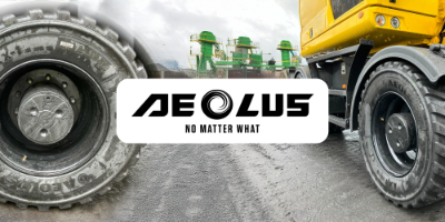 Aeolus comercializează o gamă completă de anvelope pentru excavatoare mobile
